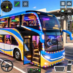 Значок City Driving Sim Bus Game 3d